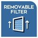 Removable filter Removable filter
